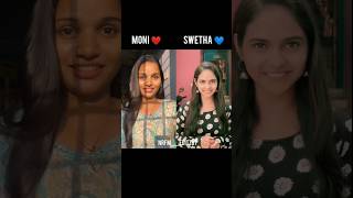 Comment your favourite ❤️💙 Moni❤️ Swetha 💙 Fanpage moni swetha [upl. by Jefferey]