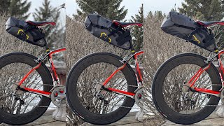 Review of the 9 14 amp 17 L Apidura saddlebags for BikePacking the ParisBrestParis Randonneur Route [upl. by Nivek]