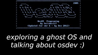 osdev in 2005 vs 2023  DexOS [upl. by Avehs]