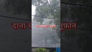 दाना चक्रवात।Dana Cyclone🌀shorts youtubeshorts trending viral viralshorts cyclone danacyclone [upl. by Longerich]