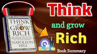 Think and Grow Rich book summary in hindi ll Napoleon Hill book summary ll Audiobook in Hindi 📚 [upl. by Hpeseoj661]