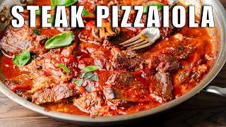 Steak Pizzaiola  Easy and Budget Friendly Dinner [upl. by Alvita]