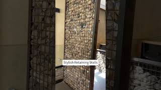 gabion wall gabion landscape decoration [upl. by Rodie]