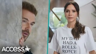 David Beckham amp Victoria Beckham Recreate Viral Moment In Super Bowl Ad Teaser [upl. by Coney]