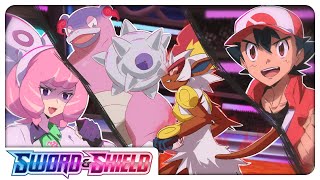 ASH VS KLARA INFERNAPE RETURNS  Pokémon Sword amp Shield Anime [upl. by Nnayd]