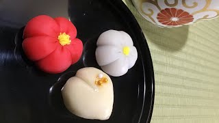 【American shops also have ingredients for Wagashi 】Happy Valentines Day Red plum Heart [upl. by Naziaf]