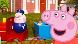 GRANDPA PIG’S LITTLE TRAIN  PEPPA PIG WORLD  PAULTONS PARK 2023 [upl. by Lula]