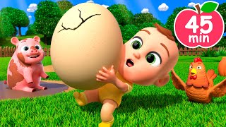 Humpty Dumpty Sat on a Farm  Newborn Baby Songs amp Nursery Rhymes [upl. by Meeks111]