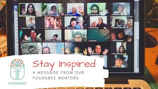 A message from our Foundree Mentors [upl. by Jerz]