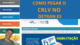 DETRAN ES COMO EMITIR O DOCUMENTO DE LICENCIAMENTO DO VEÍCULO [upl. by Ainollopa]