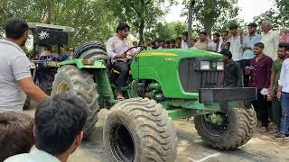 Farmtrac 60 vs John Deere 5039 Tochan Competition tractor tochan tochan videos [upl. by Fesoy]