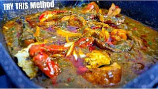 THE EASIEST OKRO SOUP quick amp simple way to make a delicious Ghana Okra stew in just 20min [upl. by Aremmat]