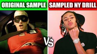 ORIGINAL SAMPLE VS SAMPLED NY DRILL SONGS PART 4 [upl. by Adnole522]