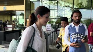 SHANAYA KAPOOR FLYING FROM MUMBAI SPOTRTED AT AIRPORT 01 [upl. by Hahcim]