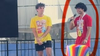 Cash and Nico face reveal at Vidcon [upl. by Panaggio]