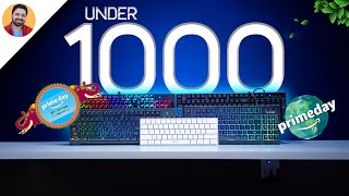 Top 3 Best Gaming Keyboard under 1000 of 2024  Best Gaming keyboards of 2024  Prime Day Sale [upl. by Ankeny824]