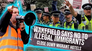 WAKEFIELD STANDS UP enoughisenough wakefield migrantcrisis [upl. by Divod]