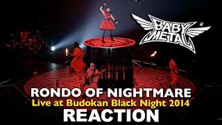 Brothers REACT to BabyMetal Rondo of Nightmare 2014 Budokan Black Night [upl. by Eanat]