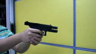 AGTV Channel  Marushin Glock 21 Dual Maxi Shell Ejecting  2 [upl. by Onitnerolf]