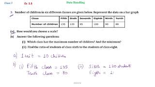 Class 7  Maths  Ex 33  Q3 [upl. by Ethben]