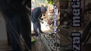 Life size F1 zalmetalart autoartf1 welding metalart viralvideo [upl. by Josefina277]