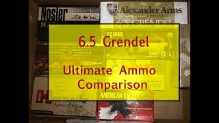 65 Grendel  Ultimate Ammo Comparison Horrible results [upl. by Torrie]