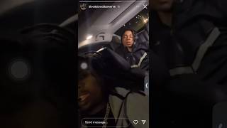 Bloodhound Lil Jeff on instagram homies trolling him sleep off percs chiraq chicago switches [upl. by Ardra]