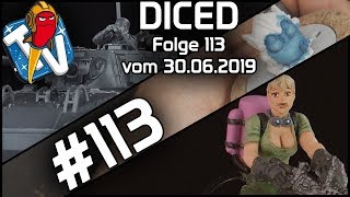 DICED  Die Tabletopshow auf Rocket Beans TV 113  DUST 1947  Bolt Action  Wetblending  DICED [upl. by Mcadams]