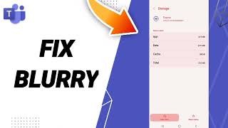 How To Fix Blurry On Microsoft Teams App 2023 [upl. by Emerej132]