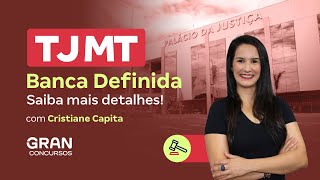 Concurso TJ MT  Banca Definida Saiba mais detalhes Com Cristine Capita [upl. by Dnomra824]