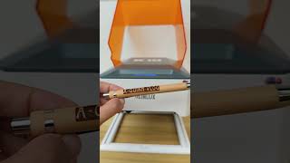 WAINLUX K10 laser engraving on Bamboo Pen aquinnvlog laserengraving shorts fypシ゚viral [upl. by Jammie]