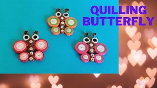 Creating a Quilling Butterfly  Step by Step Tutorial [upl. by Gaspard]