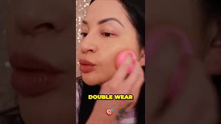 The secret to applying Estee Lauder Double Wear Foundation without looking cakey🎂❌ makeuptips [upl. by Dreddy405]