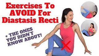 Exercises To Avoid Diastasis Recti [upl. by Leena]