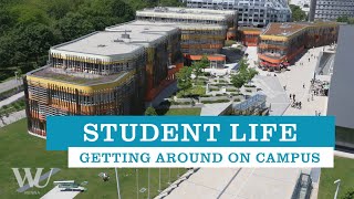 Getting Around Campus  Student Life at WU Vienna [upl. by Tteraj542]