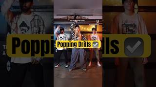 My favorite Popping drills Try with us dance poppingstyle dancetutorial popping popdrills [upl. by Swithin804]