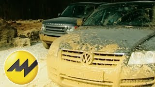 Land Rover Discovery vs Volkswagen Touareg  Motorvision [upl. by Iarahs]