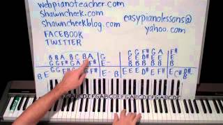 Locomotive Breath Piano Lesson part 1 [upl. by Eddra]