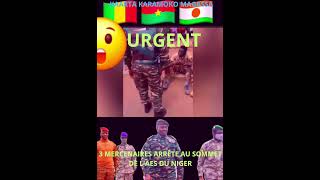 3 MERCENAIRES ARRÊTE AU SOMMET DE LAES DU NIGER [upl. by Ademla]