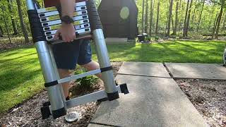 Multi Purpose Aluminum Telescopic Ladders Review a telescoping ladder that I can trust [upl. by Hobey]