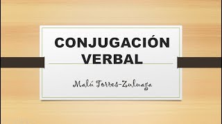 Conjugación verbal [upl. by Lowrance69]