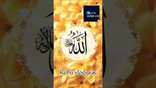 Hasbi Rabbee islamicshort viralshorts i Ruby vlogs 133 [upl. by Morell]