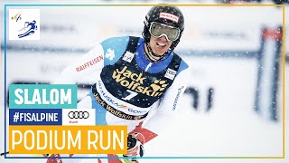 Ramon Zenhaeusern  3rd place  Kranjska Gora  Mens Salom  FIS Alpine [upl. by Suivatal838]