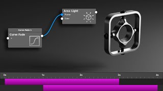 Animate Area Light Brightness in KeyShot with Curve Fade [upl. by Waal]