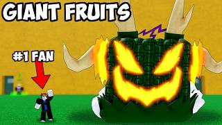 Giving Admin Powers to my 1 Fan in Blox Fruits [upl. by Hawkie]