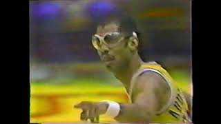 Artis Gilmore vs Kareem Abdul Jabbar Duel Game 1 1983 WCF [upl. by Leimaj537]