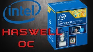 Jak podkręcić Intel Haswell  Płyta Gigabyte Z87X OC i i5 460K  poradnik [upl. by Ainalem]