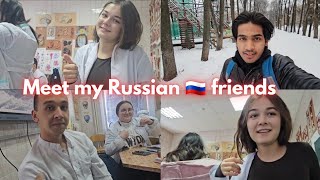 MBBS VLOG Meet my Russian 🇷🇺 friends Med Vlogs ft 2nd Year MBBS mbbs russia neet vlog [upl. by Clara]