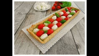 Crostata caprese con brisè allolio extravergine di oliva [upl. by Owen89]