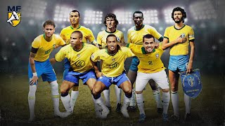 Les 15 Meilleurs Footballeurs Brésiliens de lHistoire 🇧🇷 [upl. by Elyak597]